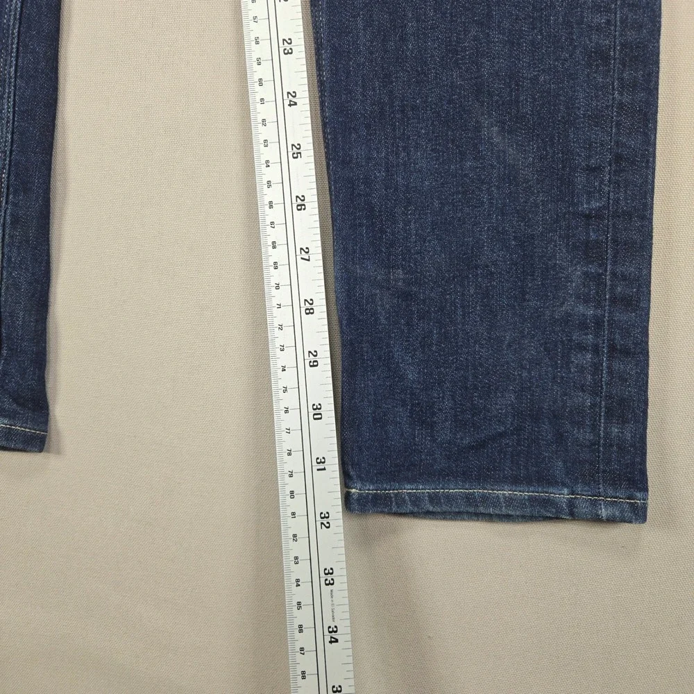 True Religion Carpenter Jeans Brianna Utility Slim Straight Dark Wash Womens 24 - Picture 14 of 15